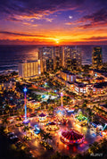 Moonlit Carnival on Puerto Vallarta