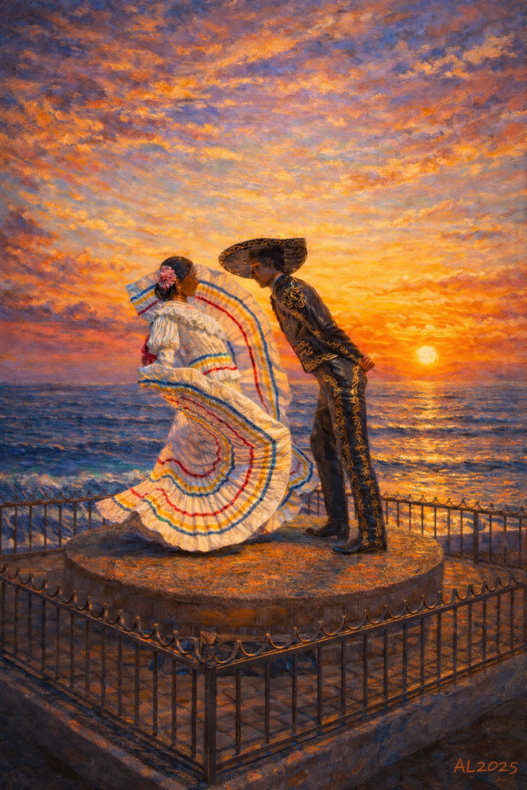 Vallarta Dancers at Sunset