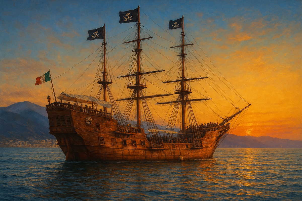 Beautiful Marigalante Pirate Ship in Puerto Vallarta