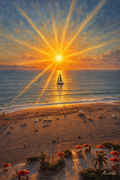 Sunset From Grand Venetian Puerto Vallarta